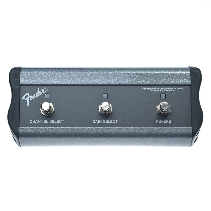 Fender 099-4064-000 3-Button Channel/Gain/Reverb Footswitch with 1/4" Jack image 1