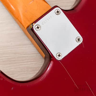 1987 Fender American Vintage '62 Stratocaster Candy Apple Red, 100% Original w/ Case, Corona image 16