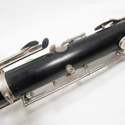 Selmer-Paris Selmer Paris Model 33 Professional Wood Bass Clarinet, Beautiful Silver, Low Eb image 13