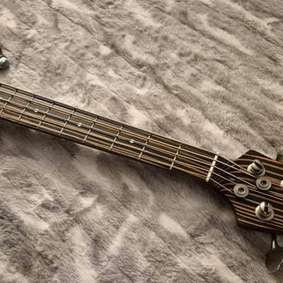 Fender Precision V Parts Bass - 5-String - Zebrawood Neck - 2000s - Candy Apple Red image 6