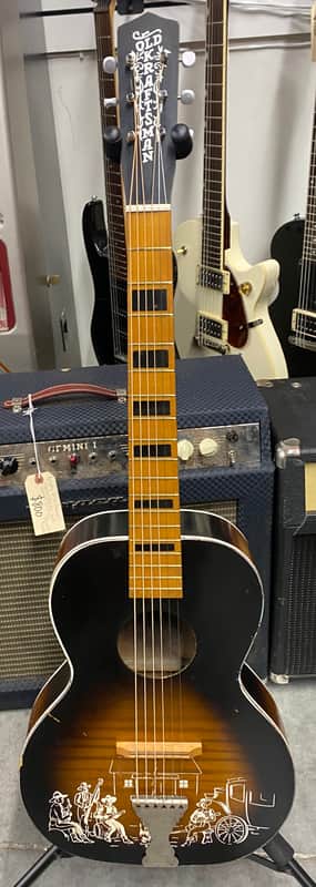Early 1960's Old Kraftsman Prairie Ramblers Cowboy Guitar image 1