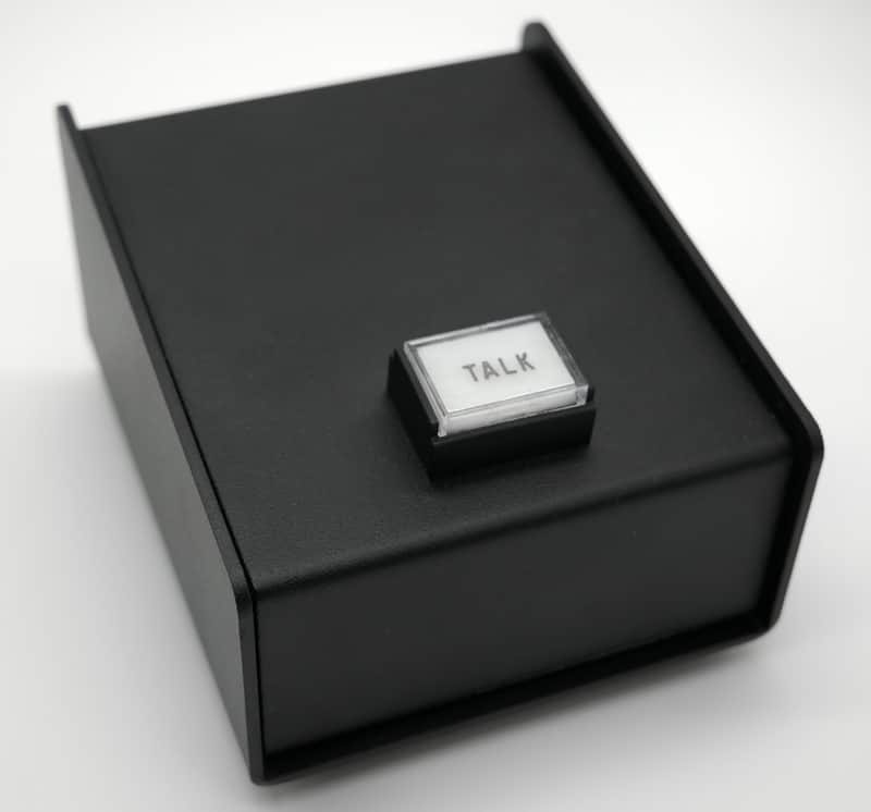 Momentary Illuminated (LED) ‘Push to Talk’ Desktop Control Switch image 1