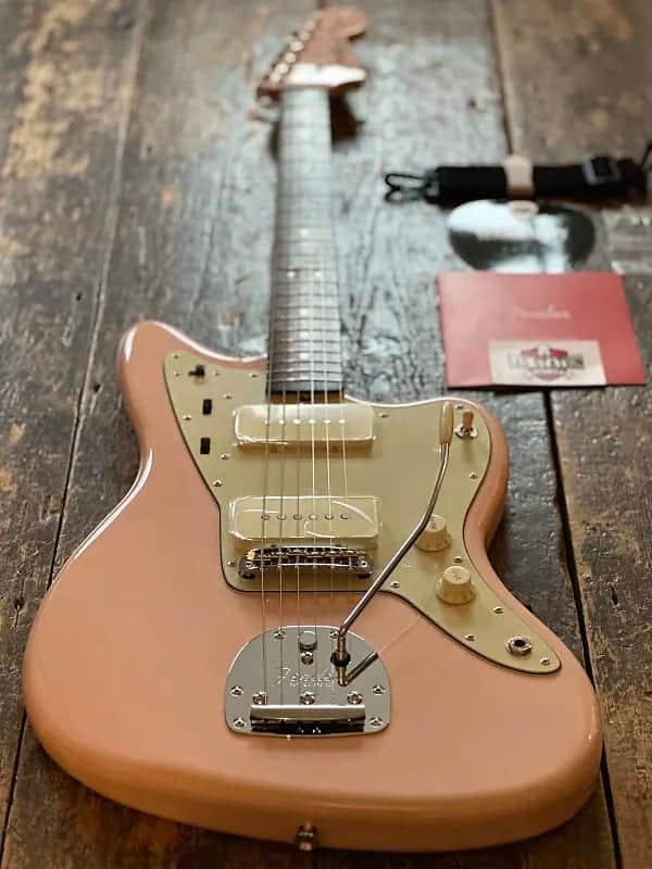 Fender Japan Jazzmaster Shell Pink w/ Matching Headstock 2025 Ltd FSR Run Unplayed image 1