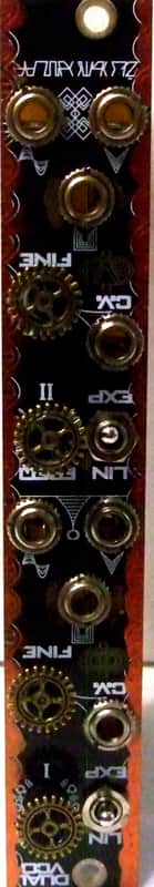 zlob Modular Steampunk Dual VCO -4hp 2026 mint+ - white/black & bronze image 1