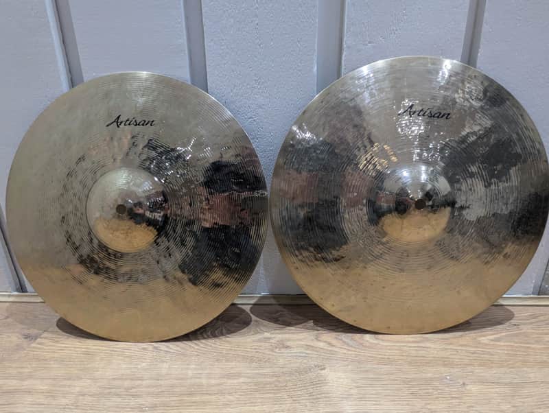 Sabian 14" Artisan Light Hi-Hat Cymbals (Pair) 2017 - 2019 - Brilliant image 1