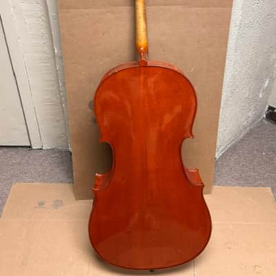 Yamaha VC5 4/4 Cello Outfit 2007 - Natural Poly Varnish (w/ Gig Bag) image 10
