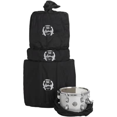 Ludwig LC2797 Breakbeats by Questlove 4-Piece Drum Shell Pack, Silver Sparkle image 7