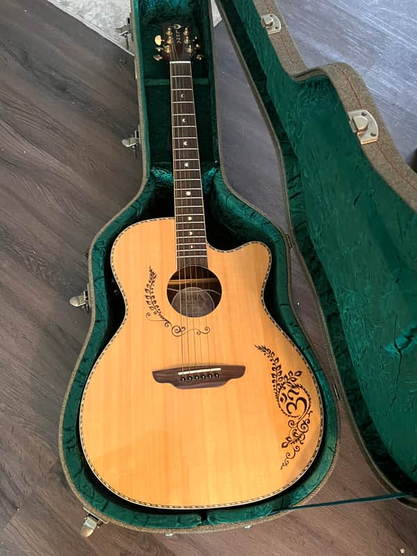 Luna Vicki Genfan Signature Acoustic-Electric Guitar 2010s - Natural image 1