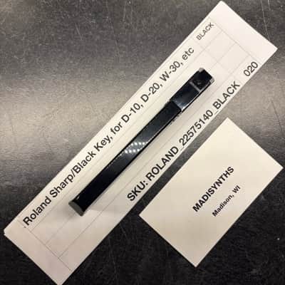 ORIGINAL Roland Replacement SHARP/BLACK Key, Unweighted (22575140) for Juno-1, D-10/20, HS-10, W-30, etc