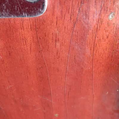 Kawai Vintage Made in Japan Offset Body Electric Guitar 1960s Red Burst image 13
