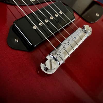 Greco EJR59 DC Les Paul Jr Double Cutway Cherry Red 1980s MIJ Japan vintage image 12