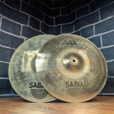 Sabian AAX 14" Stage Hi‑Hat Cymbals (Pair) – Bright, Crisp, Modern Projection – Professional B20 Alloy image 1