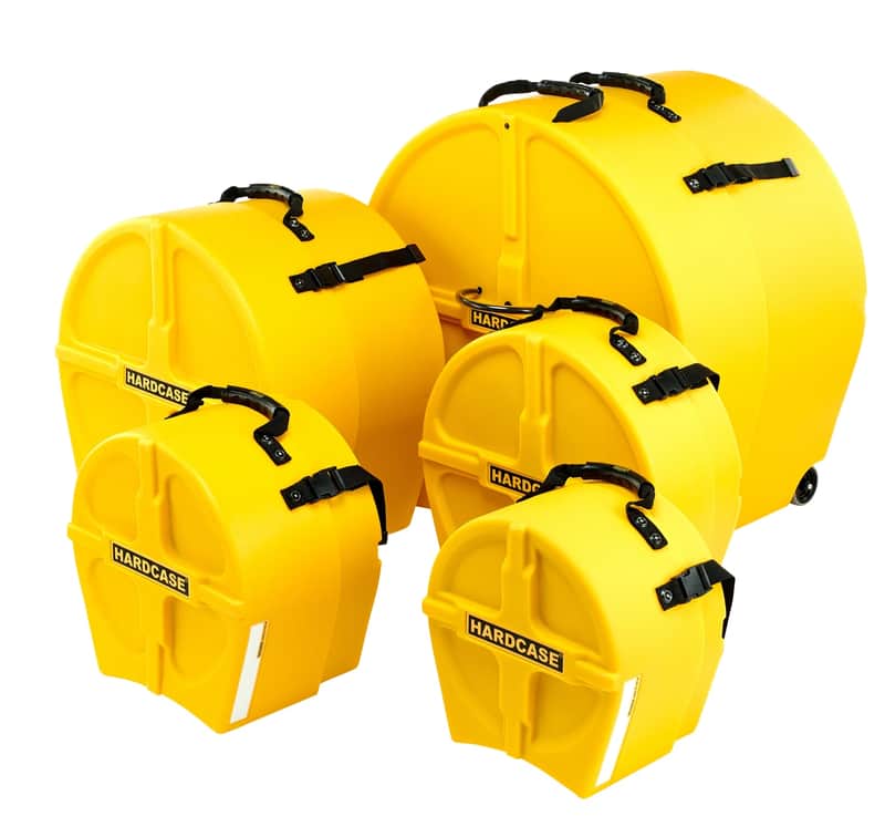 Hardcase Drum Case Set Yellow HSTANDARD-YELLOW image 1
