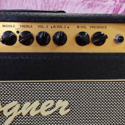 Bogner Shiva EL34 2-Channel 80-Watt Guitar Amp Head 2010s - Black with Green Back Panel image 2
