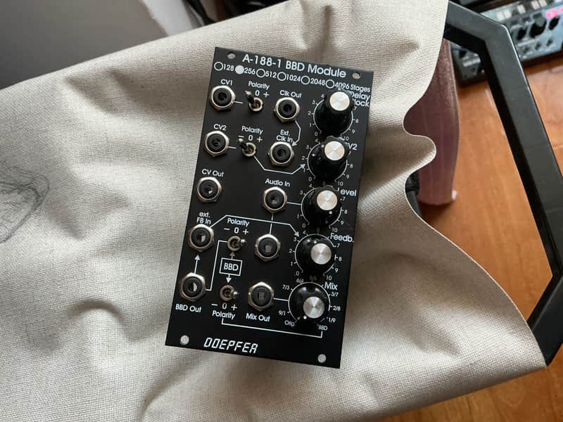 Doepfer A-188-1DV 4096 Stages BBD Module Vintage Edition 2010s - Black image 1