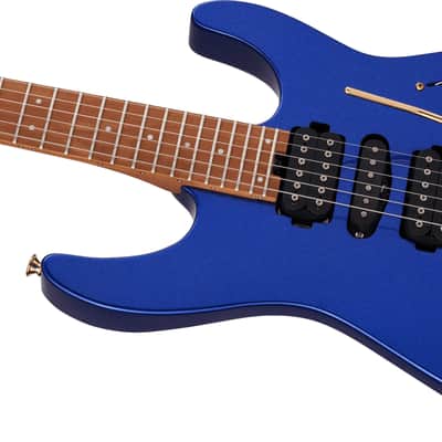 Charvel Pro-Mod DK24 HSH Electric Guitar - Mystic Blue with Caramelized Maple Neck image 5