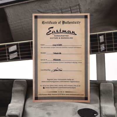 Eastman T486B Thinline Goldburst w/Seymour Duncan Pickups & Bigsby image 9