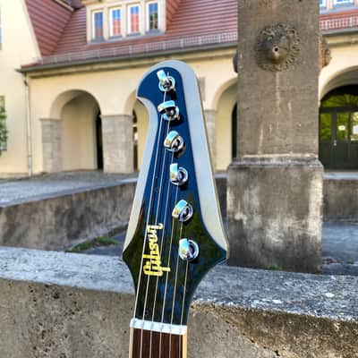 🎸 GIBSON FIREBIRD / ELLIOT EASTON TIKIBIRD / 2013 / gold mist poly / limited edition / incl. OHSC image 7
