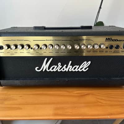 Marshall MG MG100HDFX 2-Channel 100-Watt Solid State Guitar Amp Head 2004 - 2008 - Black image 1
