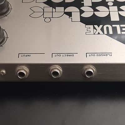 2000s - Vintage Electro-Harmonix Deluxe Electric Mistress Reissue with 24V Adapter 2008 - 2014 - Silver / Black image 9