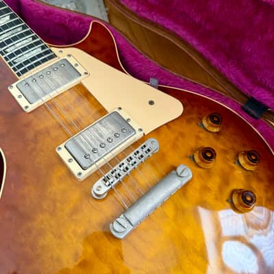 1981 Gibson Heritage Series Les Paul Standard 80 Elite Honey Burst Quilted Maple Top w/OSHC image 8