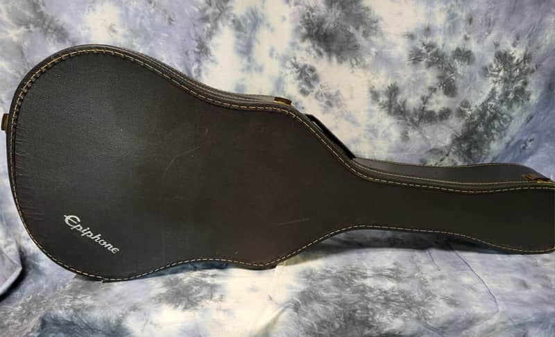 Vintage RARE 1970 Epiphone Branded Black Soft Shell Guitar Case image 1