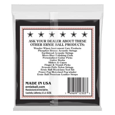 Ernie Ball 2303 Banjo Tenore Medium Loop End Stainless Steel image 2