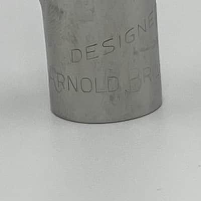 Vintage Arnold Brilhart “Designed by Arnold Brilhart” Metal Soprano Saxophone Mouthpiece w/ Orig. Lig. and Cap image 6
