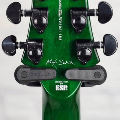 ESP LTD AS-1 Alex Skolnik 6 String Floyd Rose Electric Guitar Lime Burst image 10