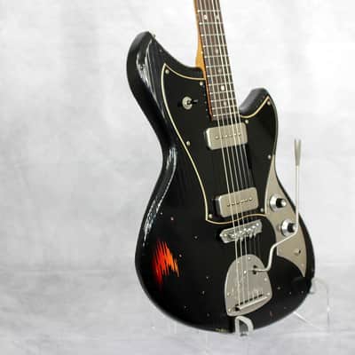 Novo Serus J Dealer Limited - Medium Distress - Bull Black over '64 Sunburst **Authorized Dealer** image 5