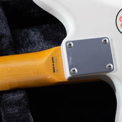 2007 Fender MIJ Japan JM66 USB ’62 Reissue Jazzmaster Blonde Ash Anodized Guard HSC image 10