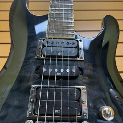 Ibanez S570DXQM-TGB 2010-2013 - Transparent Gray Burst image 4