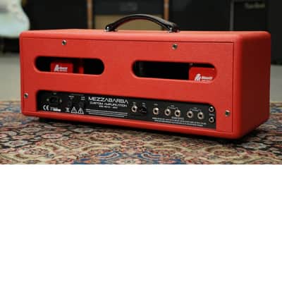 MEZZABARBA Z35 Head 45w - with Master Volume & Send/Return - Red Custom Tolex image 5