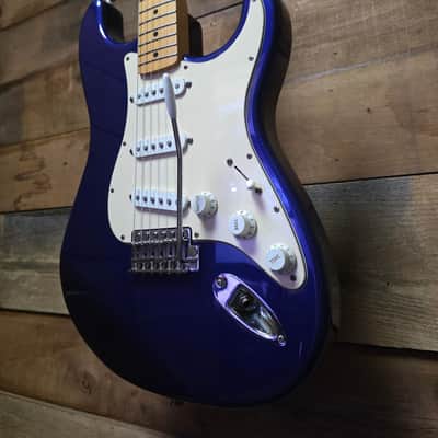 2001 Fender Standard Stratocaster SSS MN - Midnight Blue image 3