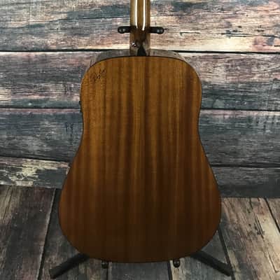 Used Zager 2012 Left Handed ZAD-20 Mahogany Acoustic Electric Guitar with Case image 5