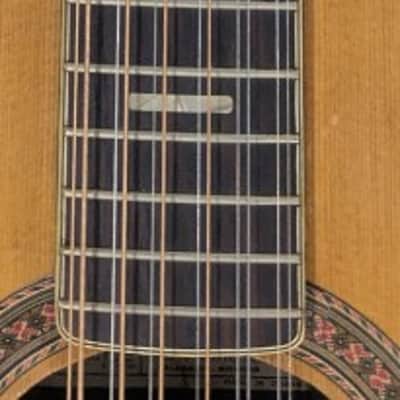Vintage Epiphone FT-165 Bard 12 Acoustic 12-String Guitar with case - nice shape image 8