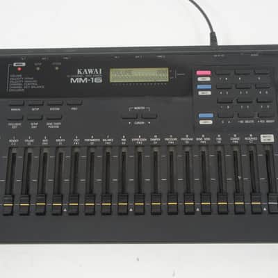 KAWAI MM-16 16ch SysEx MIDI Mixer Controller for K1 K4 K4r XD-5 RARE w/ 100-240V