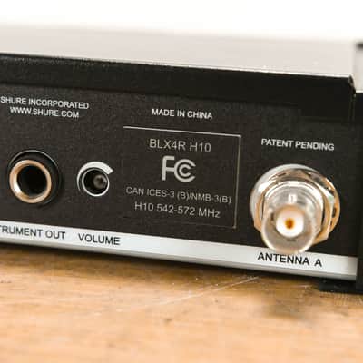 Shure BLX4R Rack-Mountable Wireless Receiver - H10 Band NO POWER SUPPLY CG012KW image 8