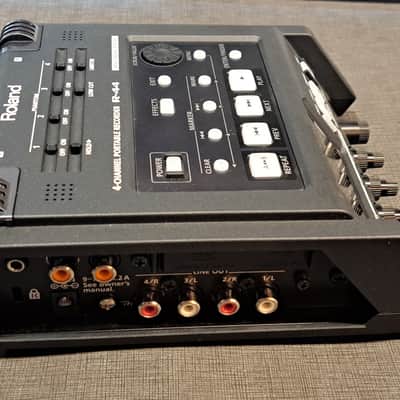 ROLAND R44 4-CHANNEL PORTABLE DIGITAL RECORDER W BOX - POWER SUPPLY (USED) image 2
