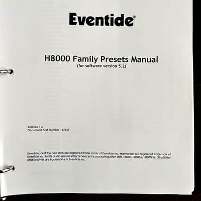 Eventide H8000FW Ultra-Harmonizer Effects Processor – Excellent Condition – Made in USA image 12