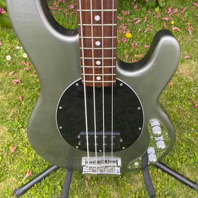 2003 Ernie Ball Music Man USA SUB Bass 4 Active Graphite pearl image 2