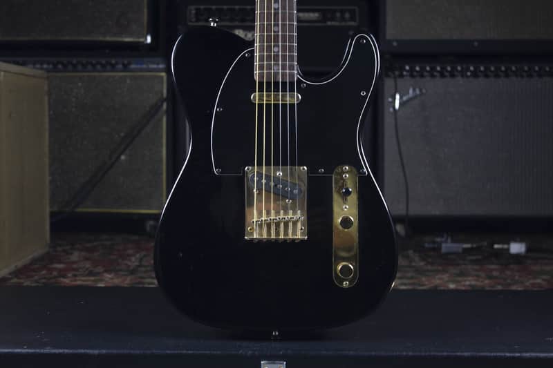 Vintage Rare Japan MIJ Fender Telecaster TLG-80 1988 Black image 1