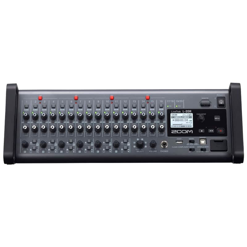 Zoom LiveTrak L-20R Rackmount Digital Mixer / Recorder image 1