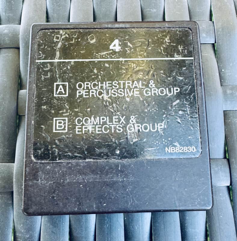 Vintage Yamaha Data ROM #2 Cartridge Orchestra, Percussion/Complex Effects Group image 1