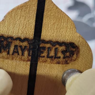 1920's? Slingerland Maybelle 17 fret Tenor Banjo, birdseye back, ornate sides image 12