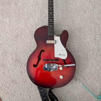 Harmony H53 Rocket 1959 - 1967 Red Sunburst image 3