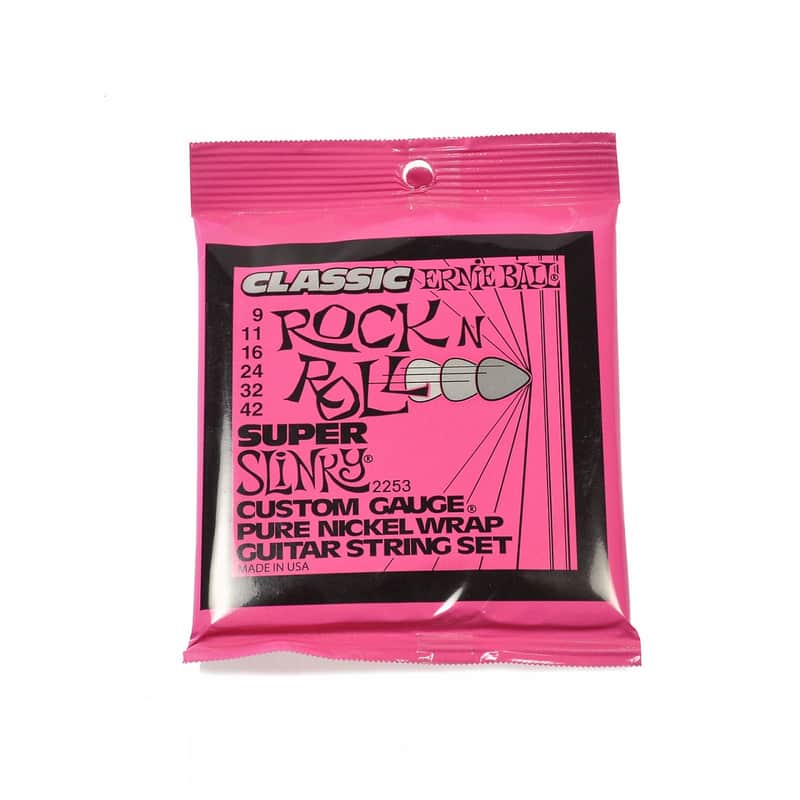 Ernie Ball 2253 Classic Super Slinky Electric Guitar Strings, .009 - .042 image 1