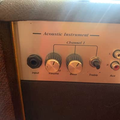 Marshall Acoustic Soloist AS50R 2-Channel 50-Watt 2x8" Acoustic Guitar Combo 2000s - Brown image 4
