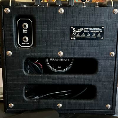 Supro 1808 Blues King 8 1-Watt 1x8" Guitar Combo 2019 - Present - Black image 3