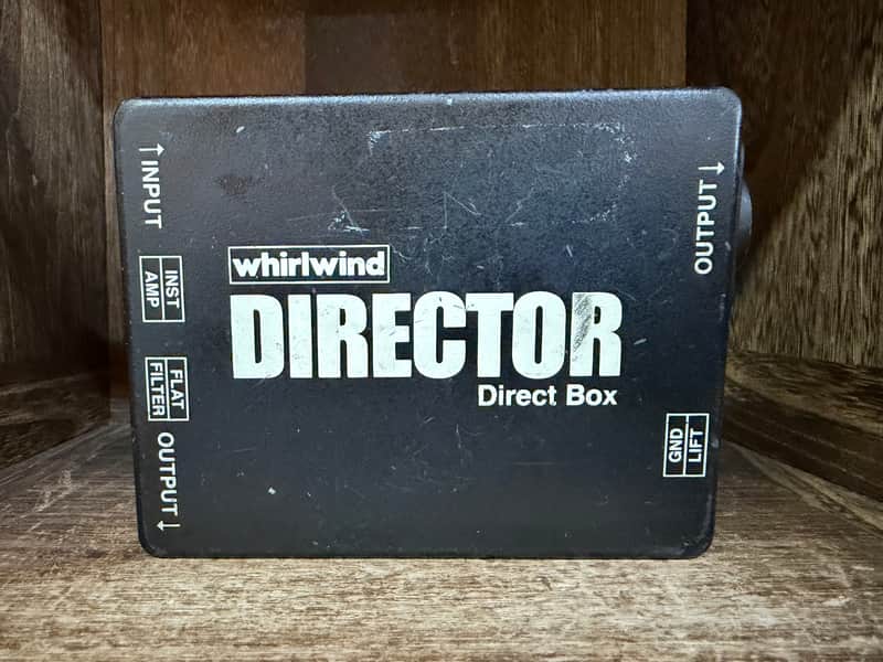 Whirlwind DIRECTOR Direct Box with Ground Lift 2010s - Black image 1